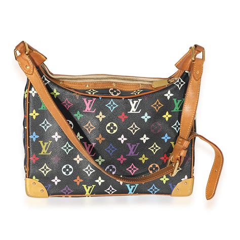 takashi murakami x louis vuitton black monogram multicolore|louis vuitton murakami neverfull.